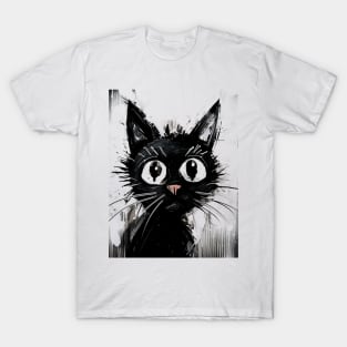 Miaw Magic - Cute Black Cat T-Shirt